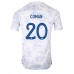 Frankrike Kingsley Coman #20 Borte Drakt VM 2022 Kortermet